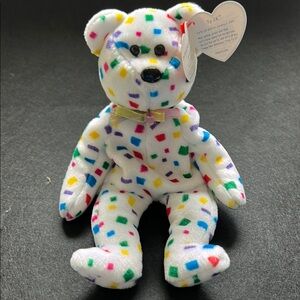 Colorful Plush Bear Toy